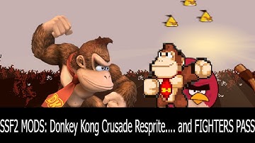 SSF2 Mods: Donkey Kong Crusade Resprite y Fighters Pass RELEASE