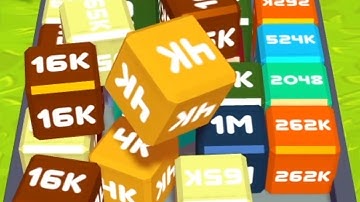 Merge Cube 2048 3D - ASMR Gameplay (Cubes Math, Level Up NumberBlocks Jelly Balls) Inka Kubes 51