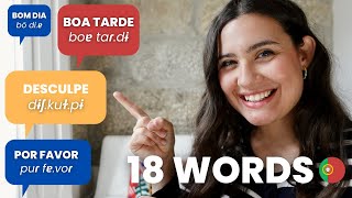 Your First 18 Words in European Portuguese | Beginners 🇵🇹