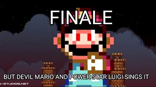 FNF - Finale But Devil Mario And Power Star Luigi Sings it