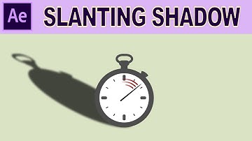 How to make Slanting Shadow Animation | Adobe After Effects Tutorial