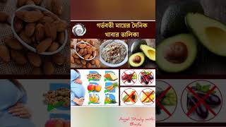 গর্ভবতী মায়ের দৈনিক খাবারের তালিকা ???? shorts youtubeshorts fruits helthtips helth protein