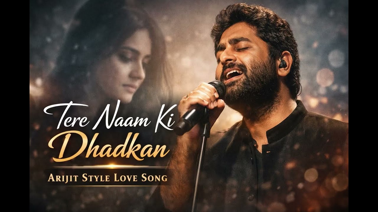 Tere Naam Ki Dhadkan | Soulful Hindi Love Song 2026 | Arijit Style Male Solo Heart Touching Ai Song