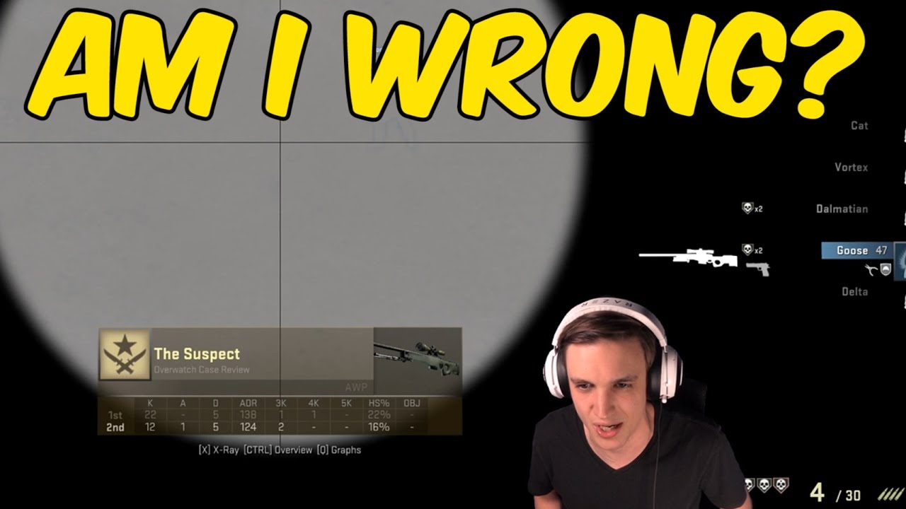 Действительно сложные случаи — CS:GO Overwatch