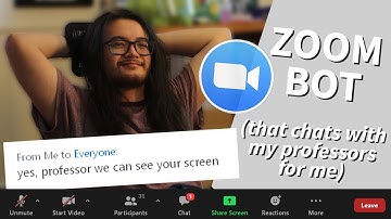 I made a zoom bot to participate in my classes for me