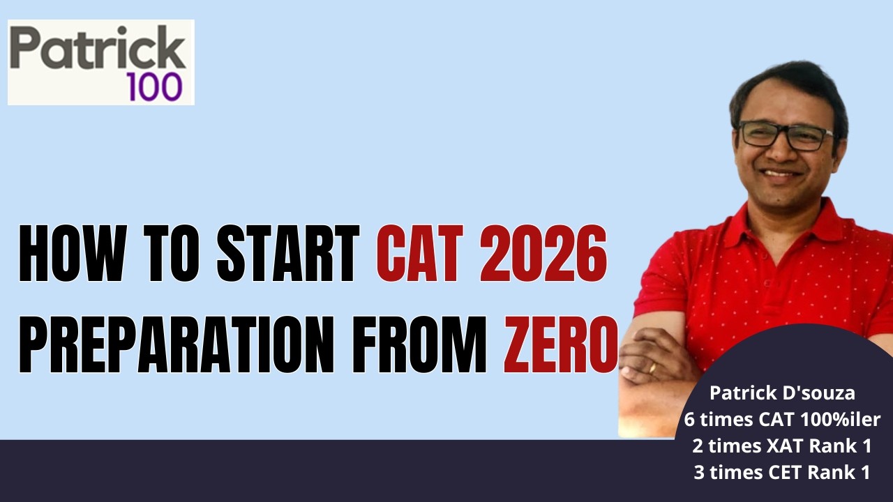 How to start CAT 2026 Preparation from Zero | CAT 2026 Preparation Plan ...