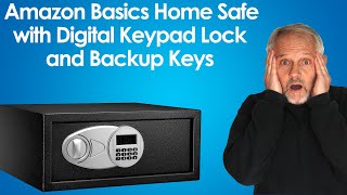 Basics Home Safe. The 0.7 cubic foot Size Safe. Unboxing and Setting  a Passcode. 