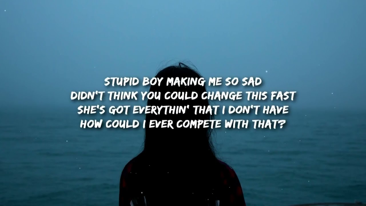 Tate McRae she's all i wanna be (Lyrics) stupid boy making me so sad