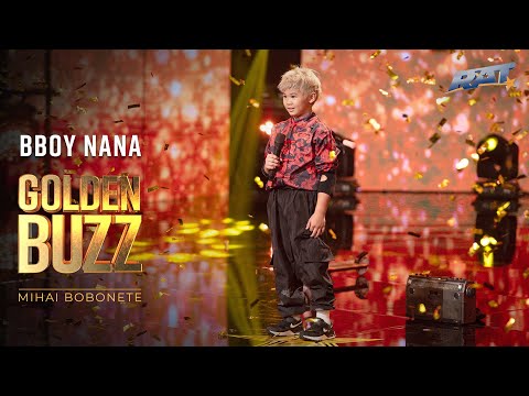 Bboy Nana, puștiul-fenomen care a primit Golden Buzz | Românii Au Talent S14