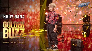 Bboy Nana, puștiulfenomen care a primit Golden Buzz | Românii Au Talent S14