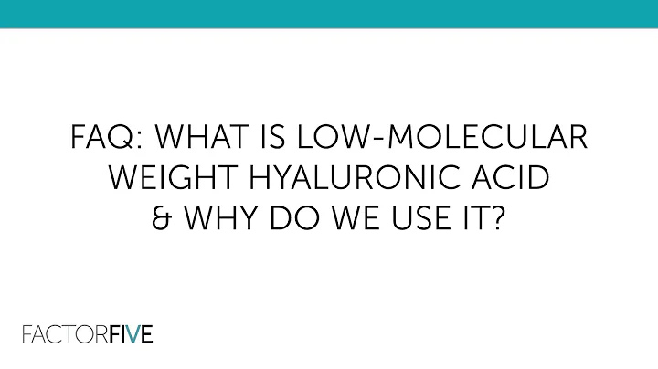 FACTORFIVE FAQ EP. 1: All About Hyaluronic Acid