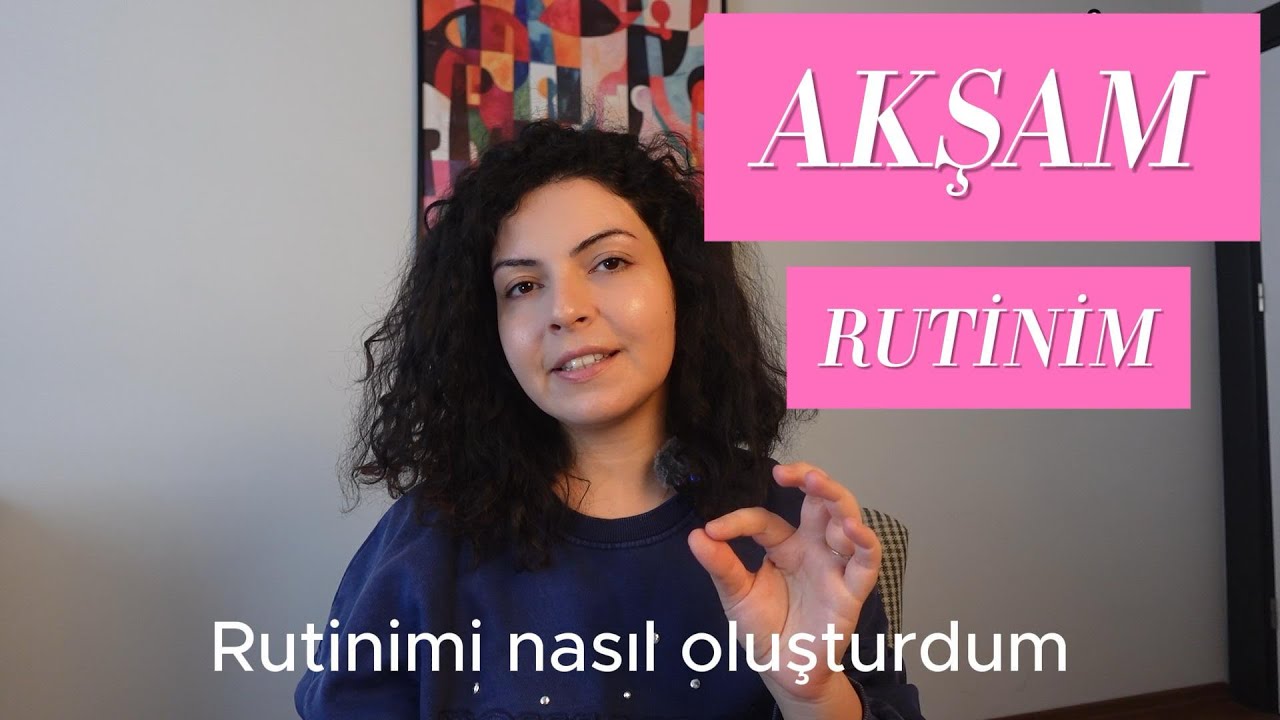 Akşam cilt bakım rutinim(strateji desen var😅)