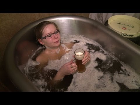 Beer baths a hit at Czech spa