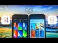 IOS 14 With IOS 9 Default Wallpapers