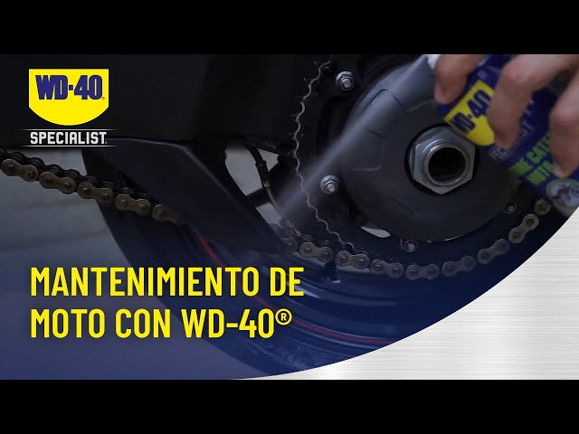 WD-40 para el mantenimiento de su moto