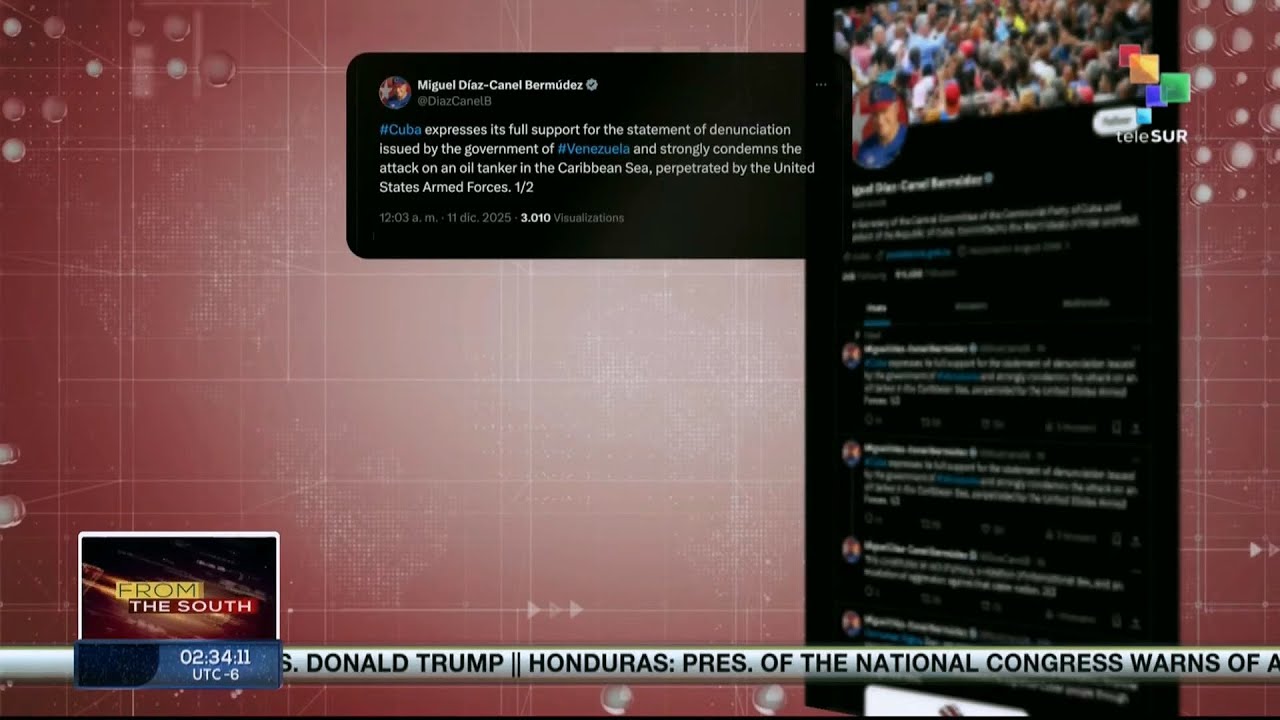 Президент Диас-Канель выразил полную поддержку Венесуэле.