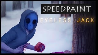 Creepypasta Eyeless Jack (speedpaint)