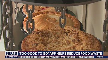 'Too Good To Go' app helps reduce food waste