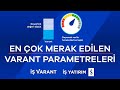 En ok merak edlen varant parametreler  varant akadem