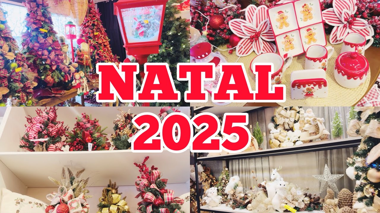 NATAL 2025 TENDÊNCIAS E LANÇAMENTOS 💕 VEM COMIGO CONFERIR!