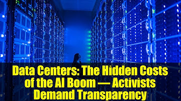 Data Centers: The Hidden Costs of the AI Boom – Activists Demand Transparency