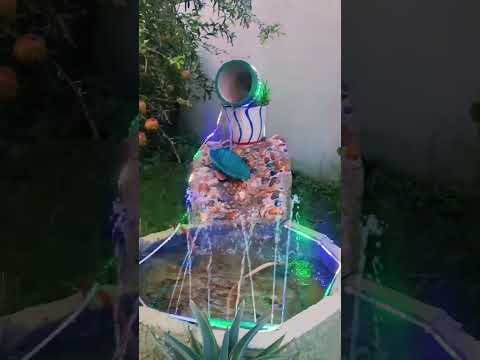 homemade water fountain ⛲