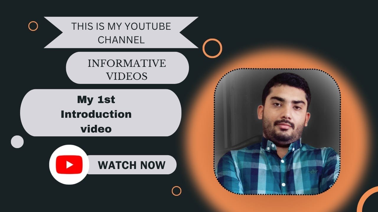 My Introduction video 🌏 #informative #videos #youtube #funnyvideo #new ...