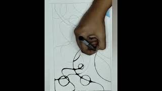 how to draw neurographic art. #art #draw #watercolor