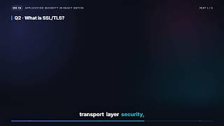 Secure Coding & SSL/TLS in React Native | React Native Interview (15.1)