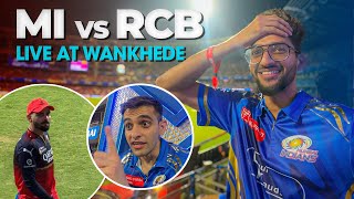 Mumbai Indians v/s Royal Challengers Bengaluru | Live AT Wankhede | Vlog 95