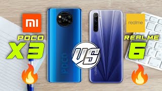 Realme 6 vs Poco X3 Speed test || 732G VS Helio G90T speed test || Poco X3 vs Realme 6