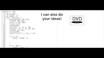 Bouncing DVD Logo With JS Code