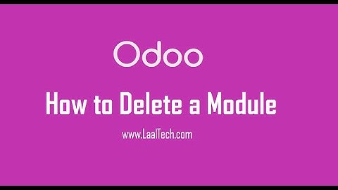 How to Completely Delete a Module from Odoo 8.0 and Odoo 9.0