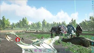 ARK: Tame Tek Rex Level 180 to Mutations | Unlimited Oil to Make Gasoline