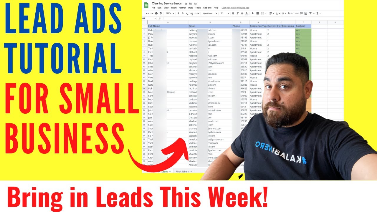 2021 Facebook Lead Ads Tutorial for Small Business Owners [ Leads in A ...