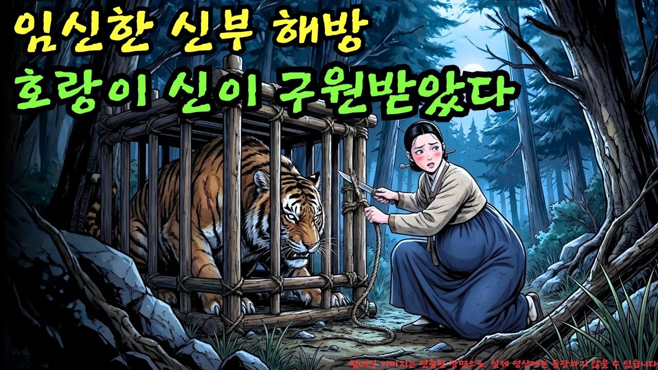 👉 임신한 며느리, 마을이 제물로 잡으려는 호랑이 왕을 몰래 풀어주다… 이 행동은 위험하지 않을까? | 야담 |옛날이야기 |민담 |전설 | 설화