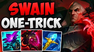 THIS HIGH CHALLENGER SWAIN ONE-TRICK IS AMAZING! | CHALLENGER SWAIN ADC GAMEPLAY | Patch 14.8 S14