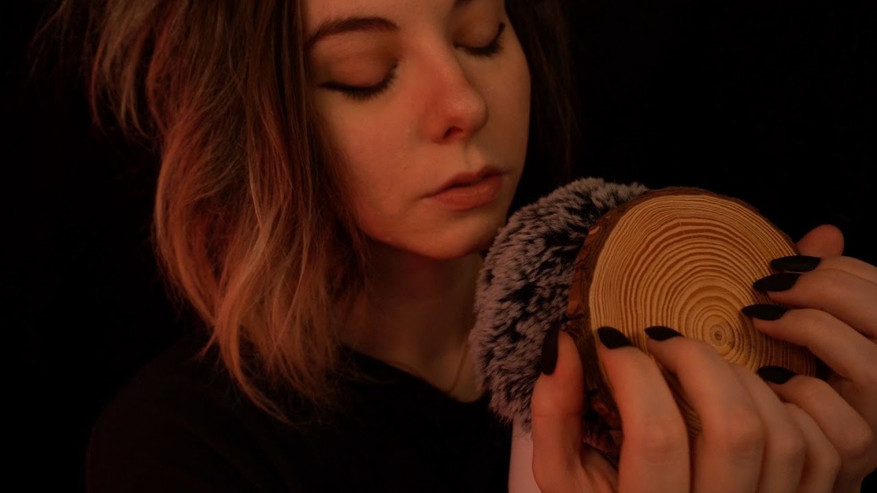 ASMR | 3 hours gentle Wood Tapping & Mic Blowing - Breathing, no Talking, Ambience for Deep Sleep