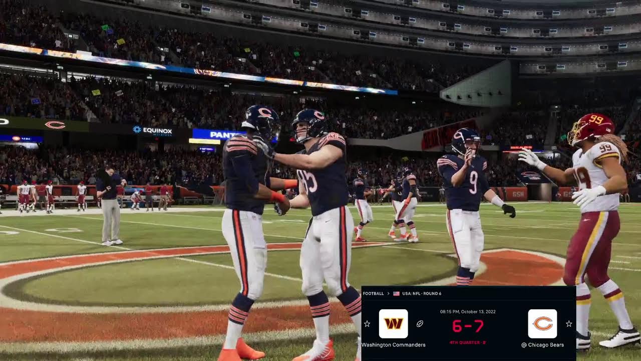 TNF Prime Time | Washington Commanders VS Chicago Bears | Live Streaming