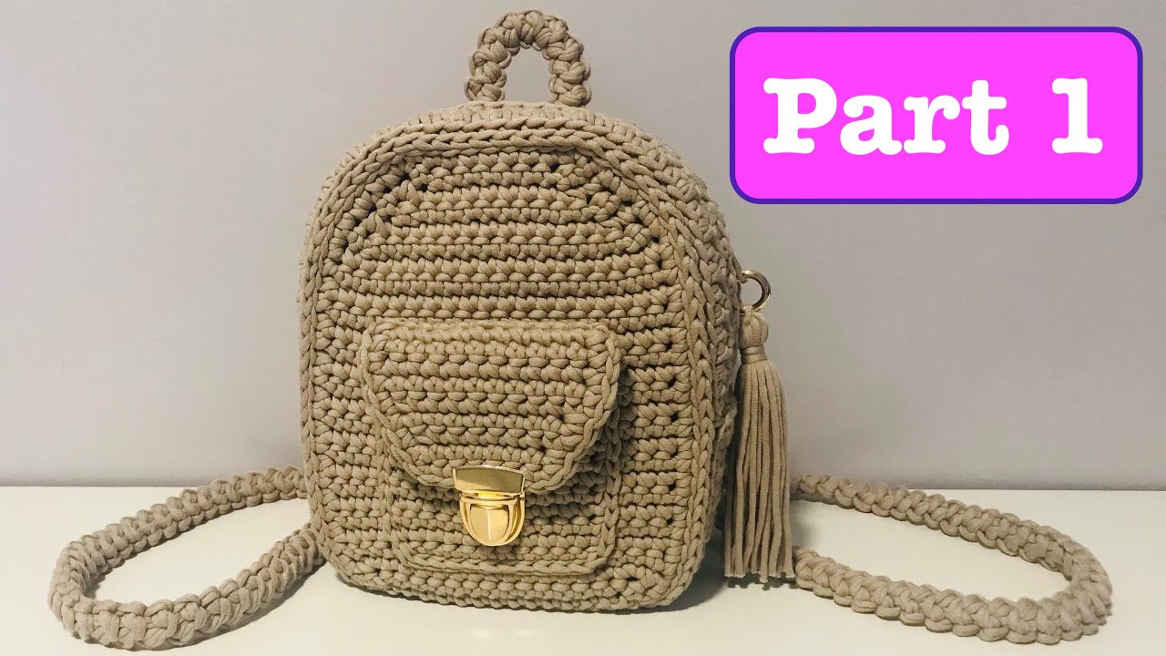 How to crochet Backpack 