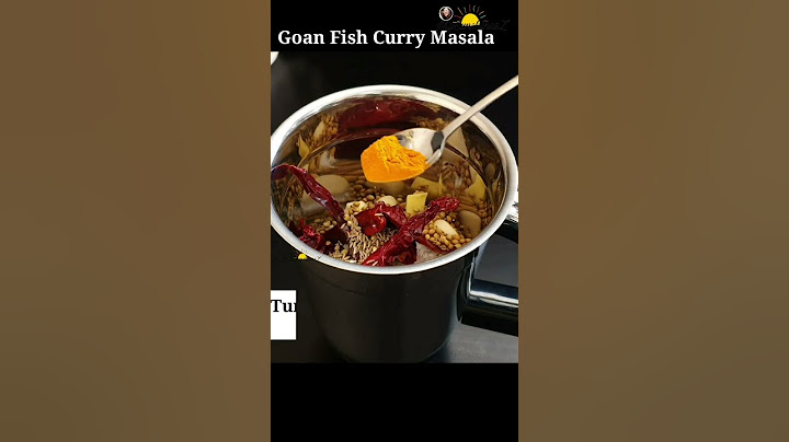 Goan Fish Curry Masala Recipe | #shorts | #goanrecipes | #goanfishcurry