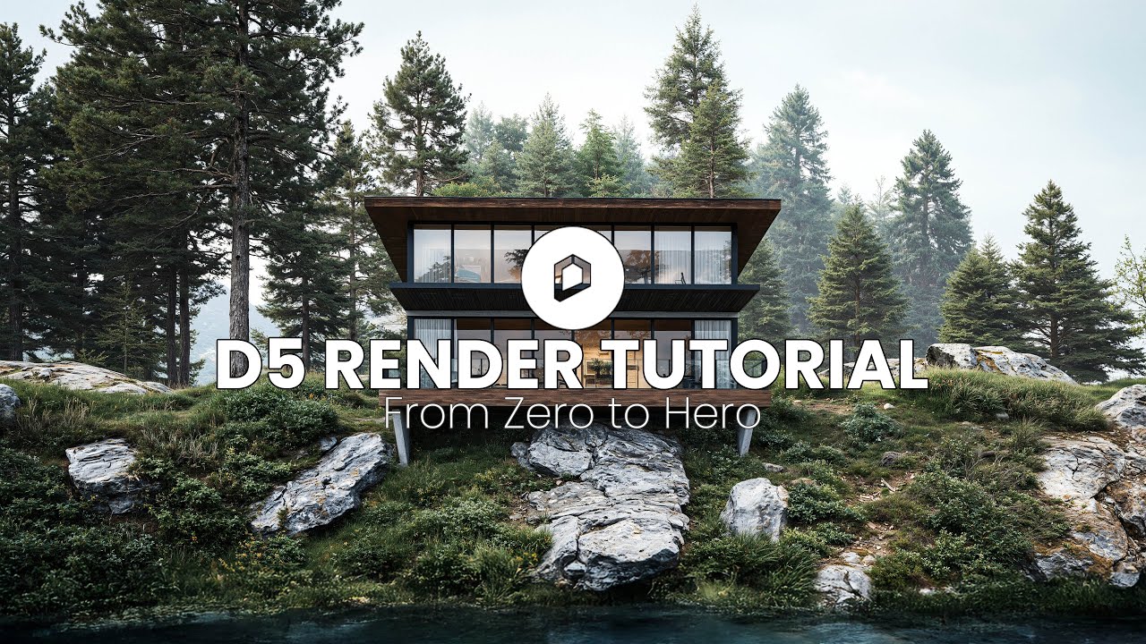 D5 RENDER TUTORIAL HILL HOUSE | MasterClass Render & Photorealistic ...