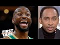 Stephen A. concedes the Celtics are better off with Kemba Walker than Kyrie Irving | First Take