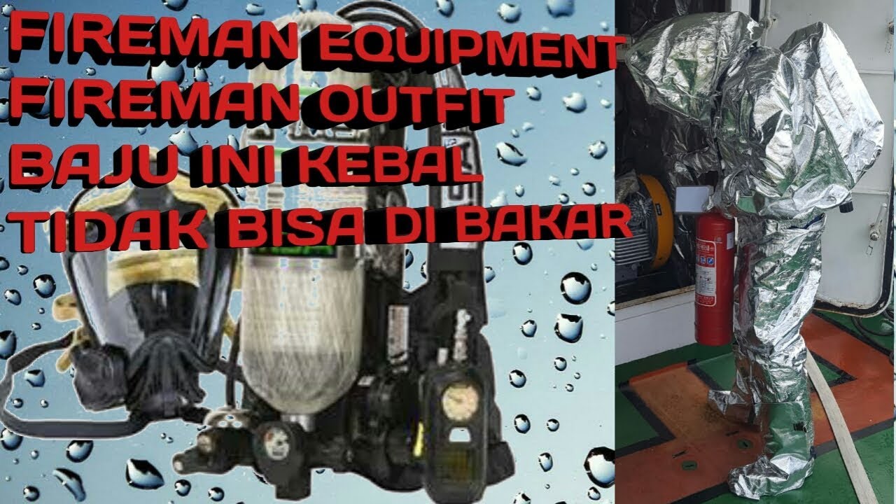  Fungsi  fireman outfit baju  tahan api fireman equipment 