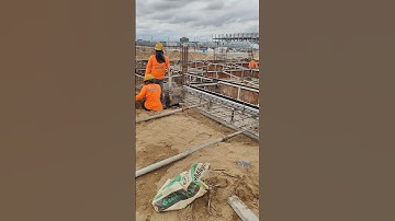 Technical reinforced ground beam formwork to cast concrete
