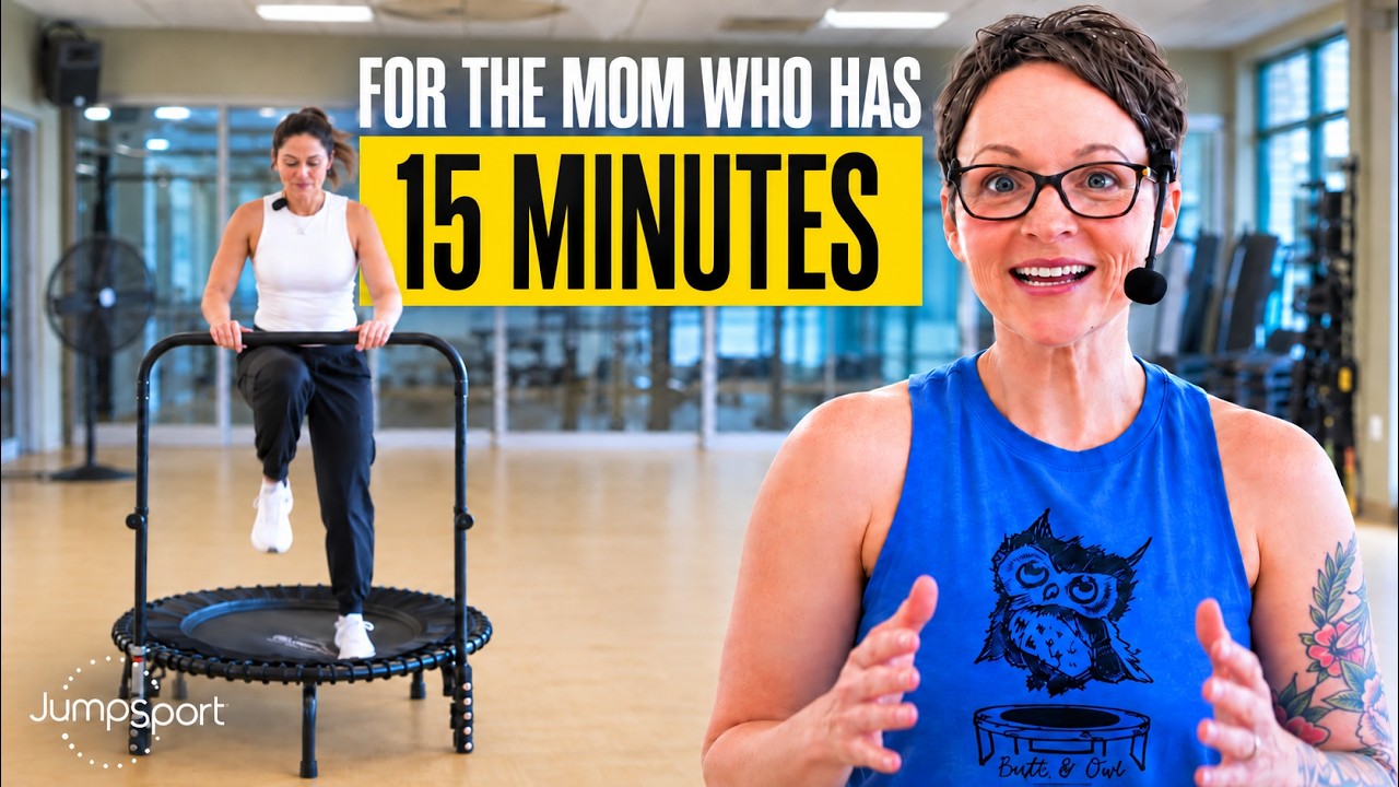 15-Minute Rebounder Workout for Busy Women — No Gym, No Excuses