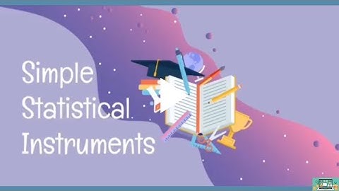 Simple Statistical Instruments