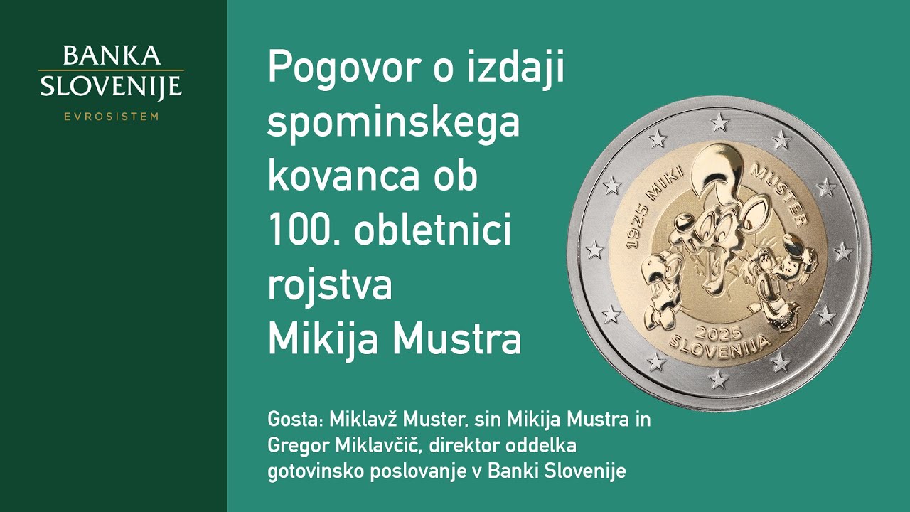 Pogovor o izdaji spominskega kovanca ob 100. obletnici rojstva Mikija Mustra