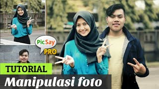 Cara edit foto menggunakan picsay pro || manipulasi foto di android screenshot 3