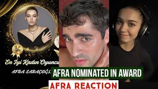 Afra Saraçoğlu Nominated In Awards Mert Ramazan Demir Reaction